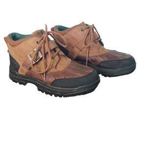 Polo Sport Ralph Lauren Brown Polo Boots Size 4.